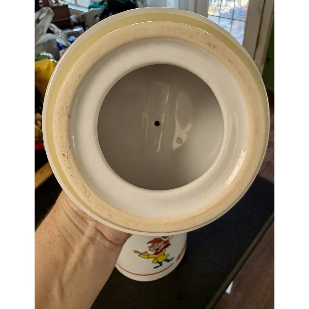 1999 Kellogg's Rice Krispies Treats CeramicCanister Treat Jar&Lid VTG